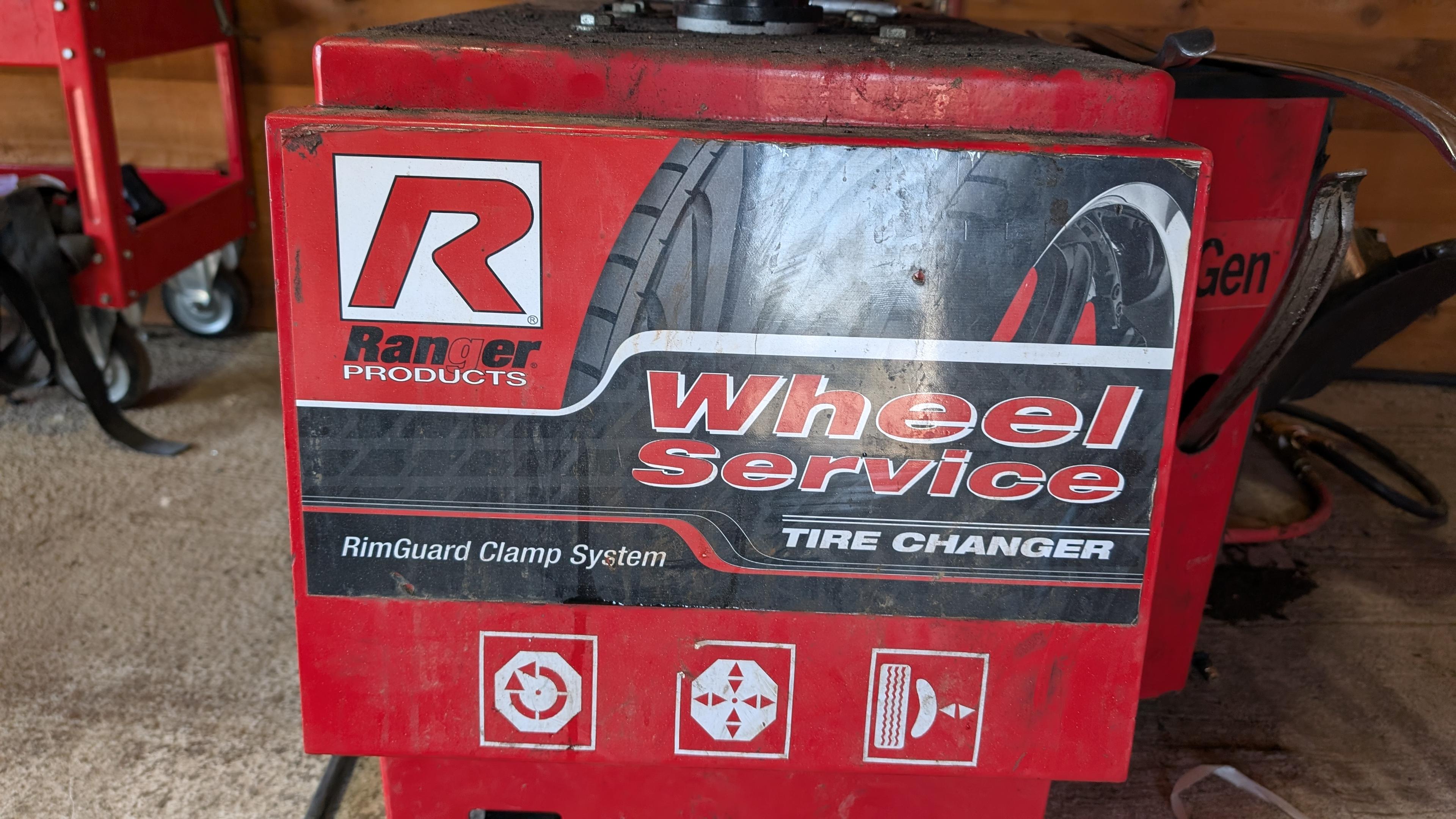 Ranger Wheel Service Tire Changer with RimGuard Clamp System